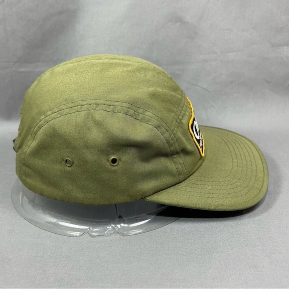 OBEY Propaganda Strapback Clip Hat Cap Green 5 panel Patch Skateboarding Unisex - Picture 6 of 11